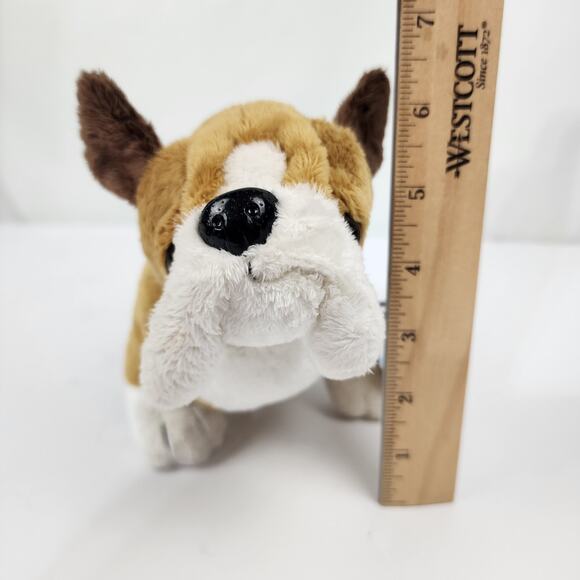 Ganz Webkinz Plush Brown Bulldog HM126 Stuffed Animal Dog 9" With Sealed Code - Picture 5 of 5